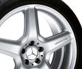 AMG light-alloy wheels, Styling III, painted sterling silver